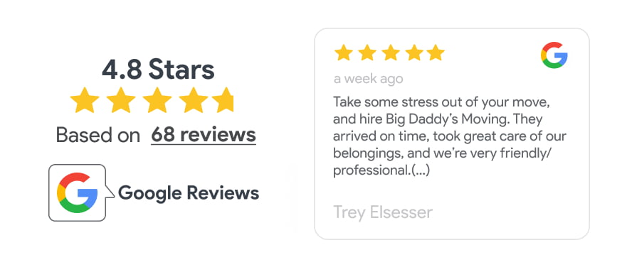 Quote discount (24h) - Big Daddy's Moving, LLC